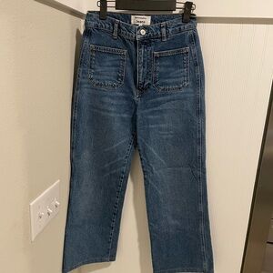 Reformation wide leg jeans